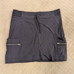 Athleta Black Textured Skirt